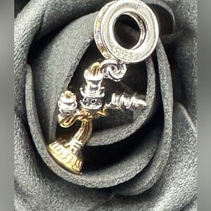 Sterling Silver & Gold Lumiere Charm